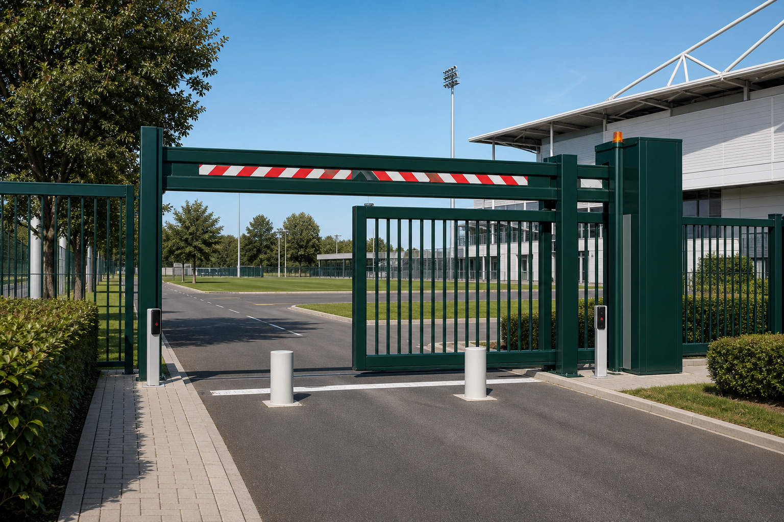Accès sécurisé et conforme d'un équipement sportif avec portail, JCD Services