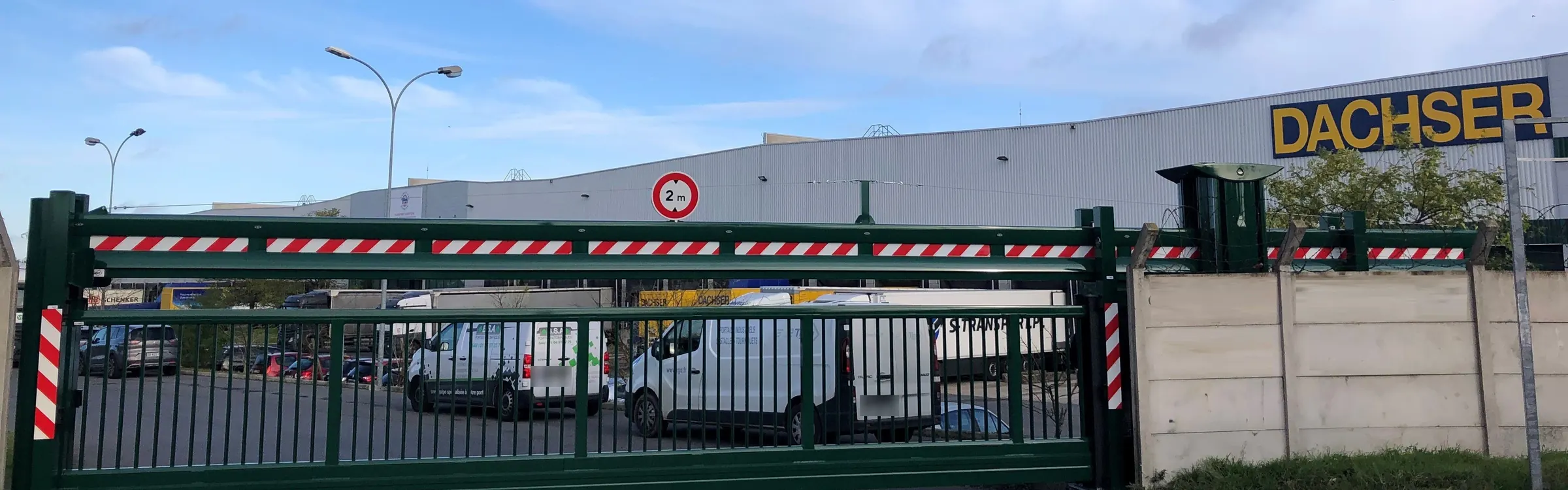 Portail coulissant industriel, JCD Services
